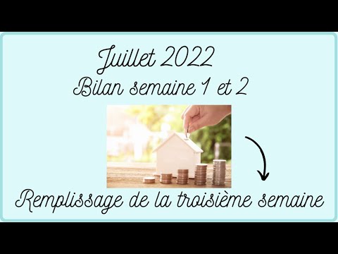 BILAN DE LA PREMIERE QUINZAINE DE JUILLET ET REMPLISSAGE SEMAINE 3 ✨