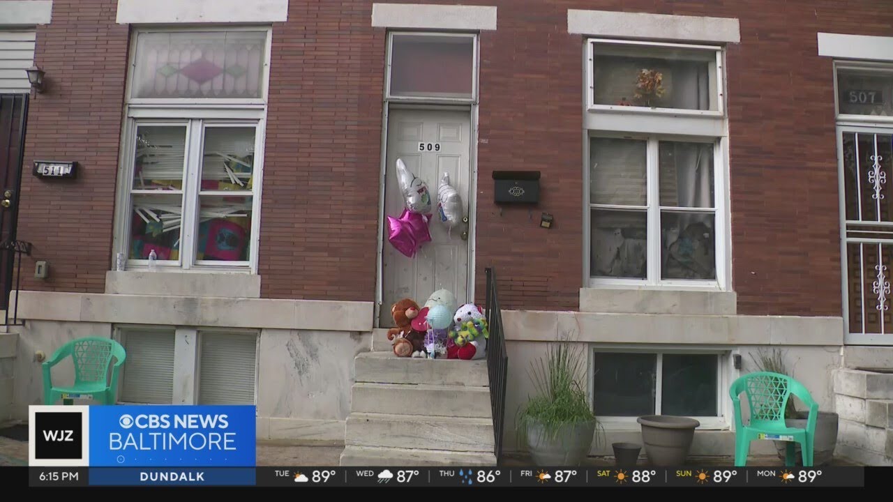 Baltimore community mourns death of 12-year-old girl - YouTube