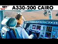 Piloting the Airbus A330-200 out of Cairo | Cockpit Views