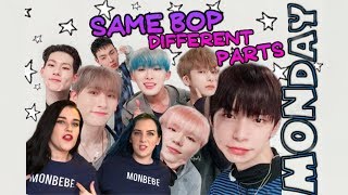 Monsta X Fighter Part Switch Dance Practice Reaction