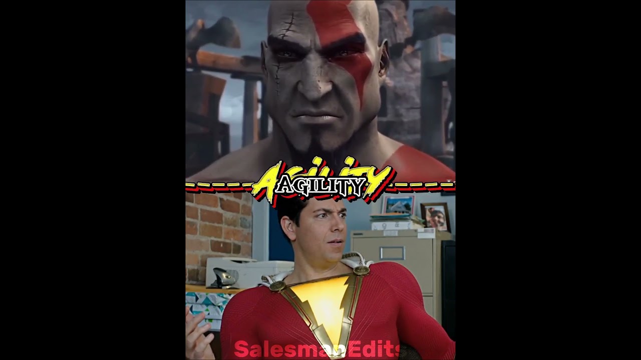 Kratos (God of War 2005) vs Shazam (DCEU) 