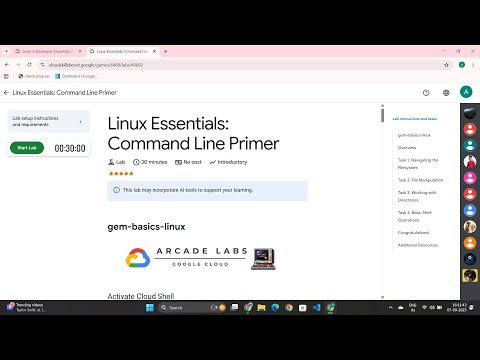 Linux Essentials: Command Line Primer | #gem-basics-linux | #qwiklabs | #arcade 🐧💻