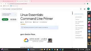 Linux Essentials: Command Line Primer | #gem-basics-linux | #qwiklabs | #arcade 🐧💻