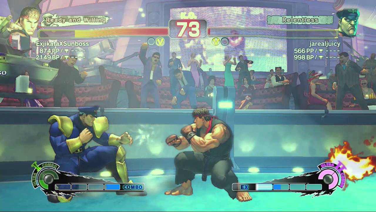 M.bison crying got ryu bullying him - YouTube