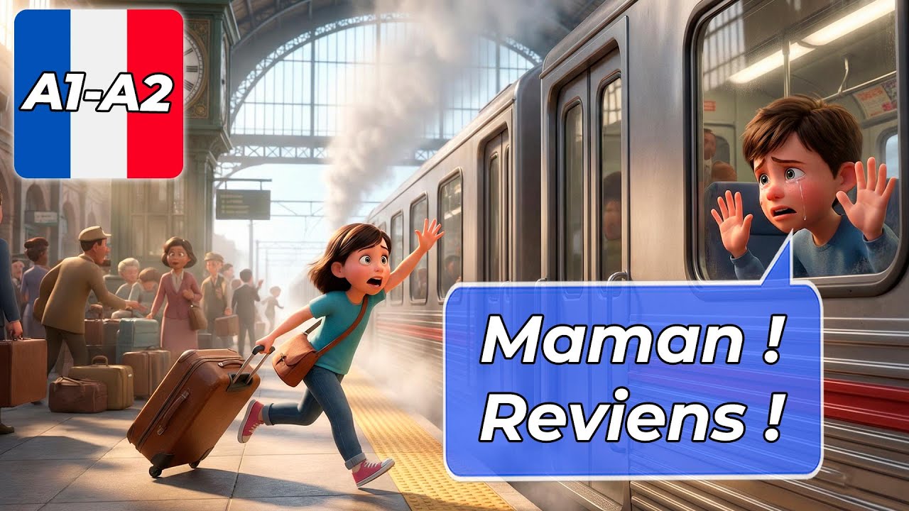 20 минут ежедневной практики французского языка | 10 коротких диалогов в поезде (A1–A2)