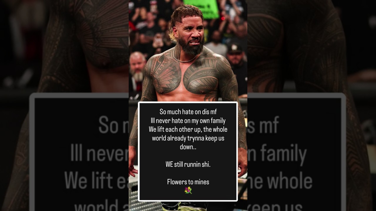 Jey Uso crashing out fr? or we bout to see the end of the YEET movement. 