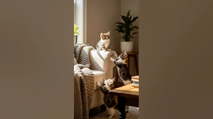 Video 11805951: tiny munchkin kitten, kitten climbing, face kitten