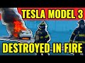 Tesla Model 3 Burns Up In New Jersey. Are EVs More Prone To Catch Fire?