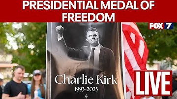 🔴LIVE: Trump to award Presidential Medal of Freedom to Charlie Kirk posthumously | FOX 7 NEWS
