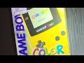 Unboxing and Testing a Mint Condition GameBoy Color! [Yellow] Happy Mar10 Day! 🎉