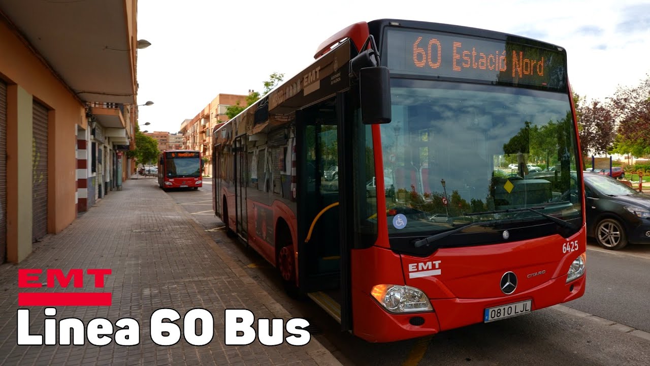 Автобус линии 60 - Валенсия, Испания - полное путешествие