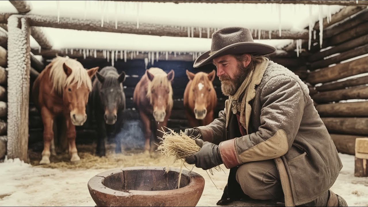 How One Cowboy’s “Secret” Horse Shelter Saved His Herd When the Plains Froze Over