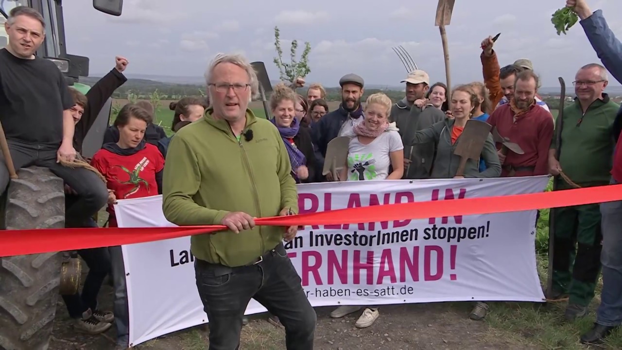 Einweihung Der Allee Gegen Landraub YouTube