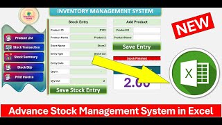 Stock Management system in Excel |automate stock alert stystem in excel |stock inventory management