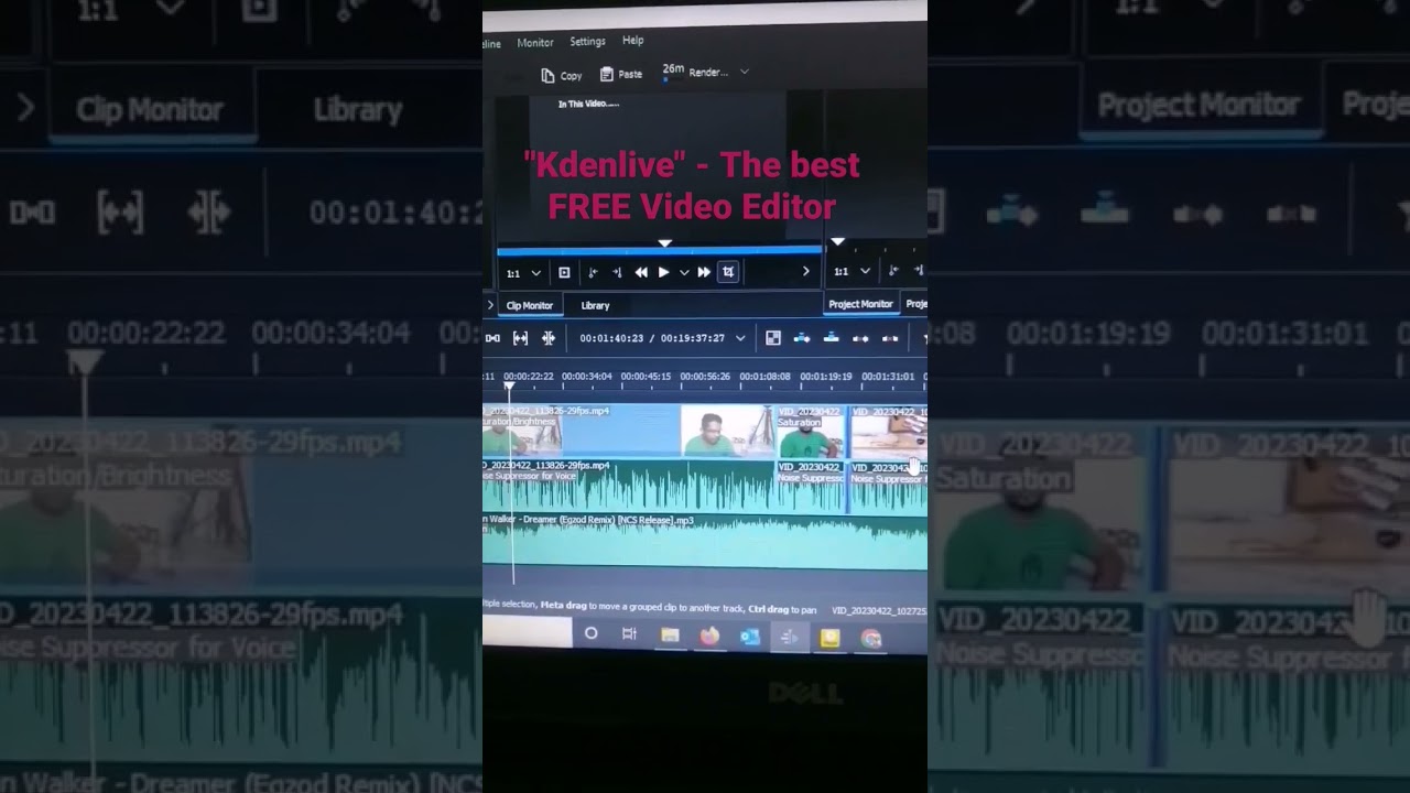 The Best FREE Video Editor kdenlive 