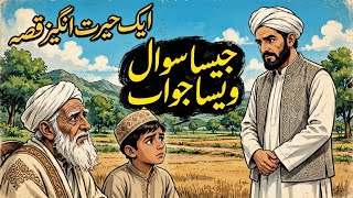 Jaisa Sawal Waisa Jawab | Bewaqoof Ladka Aur Alim Ka Ajeeb Qissa | Urdu Moral Story