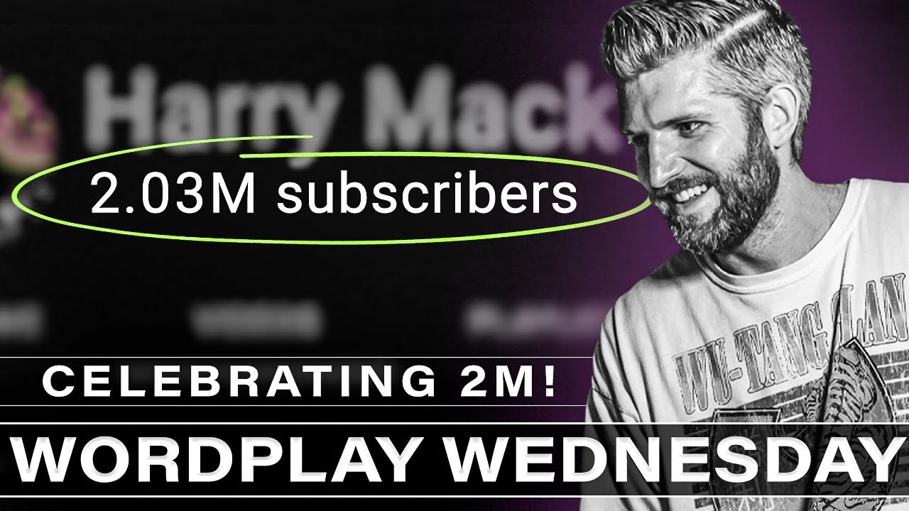 Celebrating 2 MILLION Subscribers - Harry Mack Live Chat Freestyle | Wordplay Wednesday #93