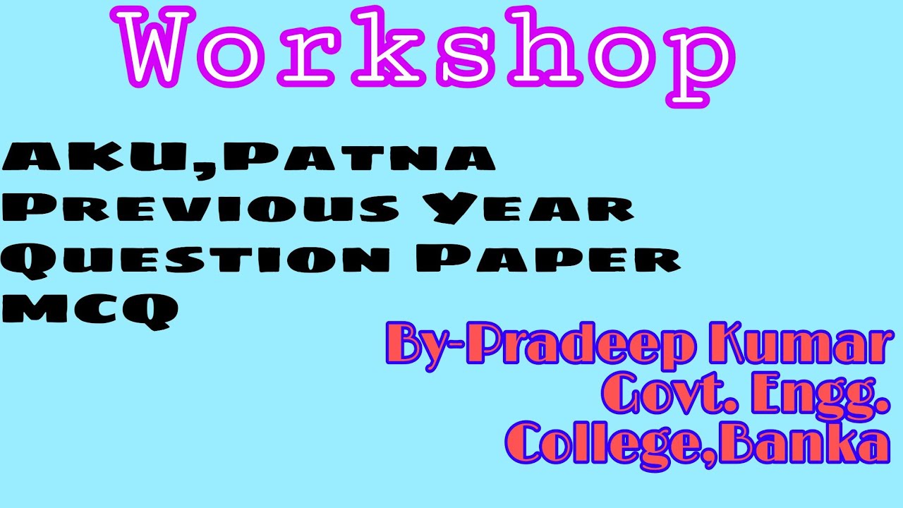 Manufacturing Practices....MCQ YouTube