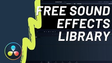 Download The Free Sound Effects Library in DaVinci Resolve 16