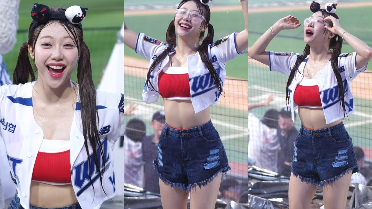 워터밤여신이 성수뿌리러 KT에! 시그니처 지원 직캠 cignature JEEWON fancam 240810 |4K