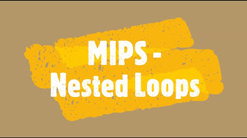MIPS Nested Loop