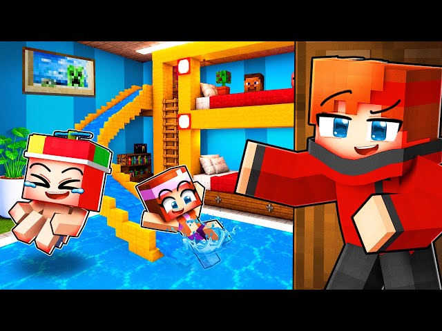 J'ai construit cette CHAMBRE pour les ENFANTS de Talcacity sur Minecraft !