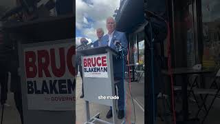 Bruce Blakeman reacts to ex, now married to Beatle Paul McCartney, donating to Hochul #shorts