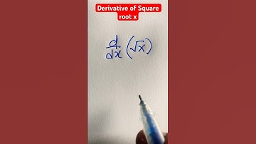Derivative of Square root x #calculus #shorts