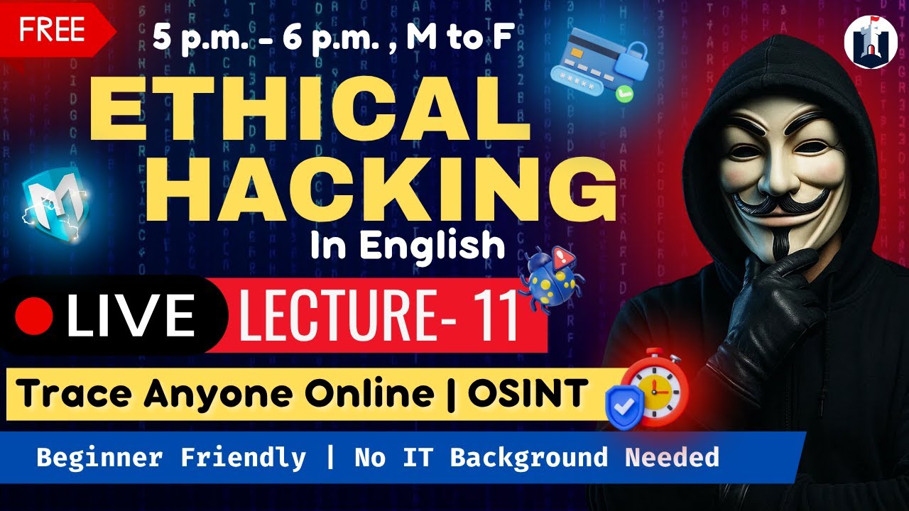 🔴 Live Ethical Hacking for Beginners | Lecture - 10 | Full Course ...