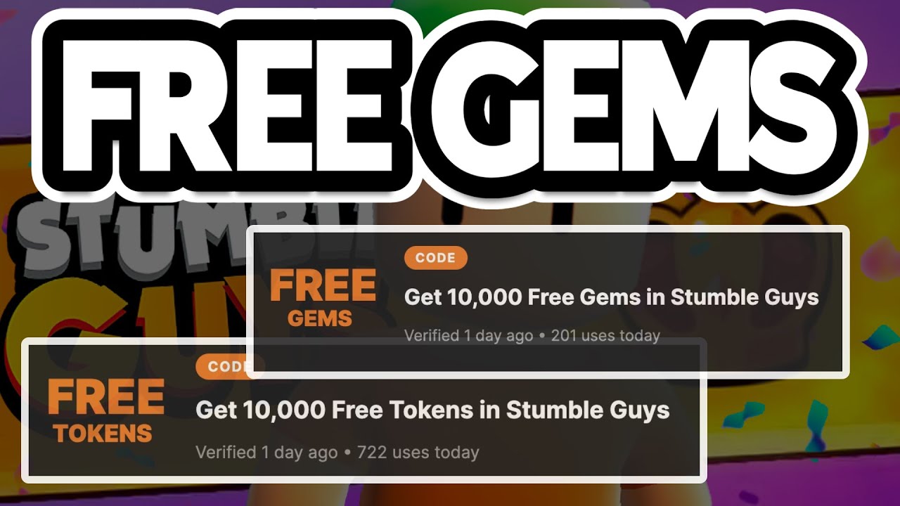 *NEW TRICK* Free Gems in Stumble Guys 💎 10000 FREE
