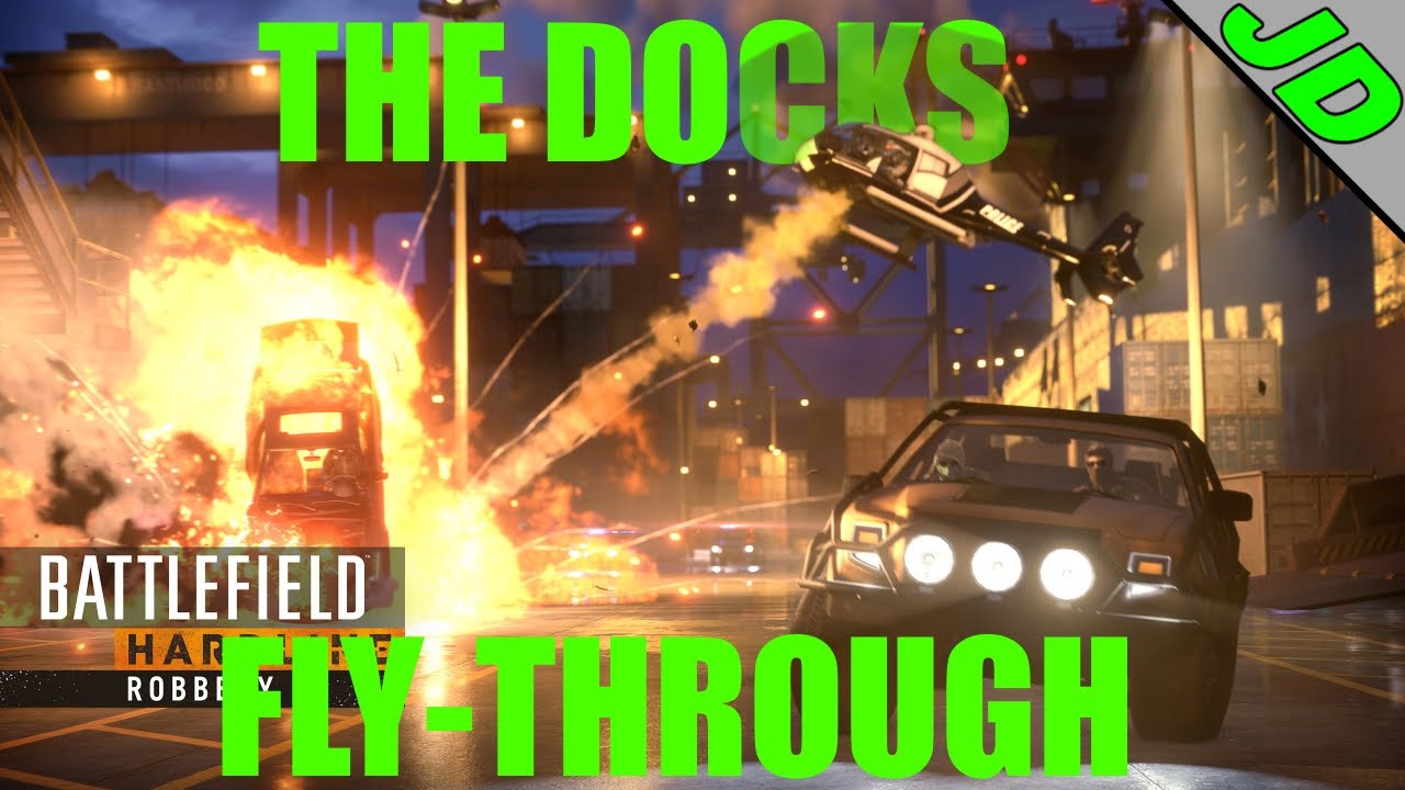 Battlefield Hardline Robbery The Dock Map Fly-Through