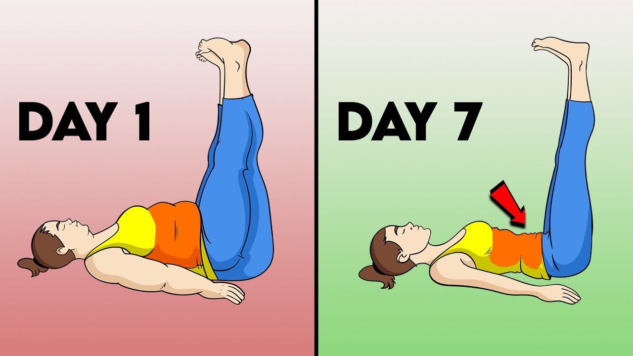 Lazy Bed Exercises To Lose Belly Fat In 7 Days 