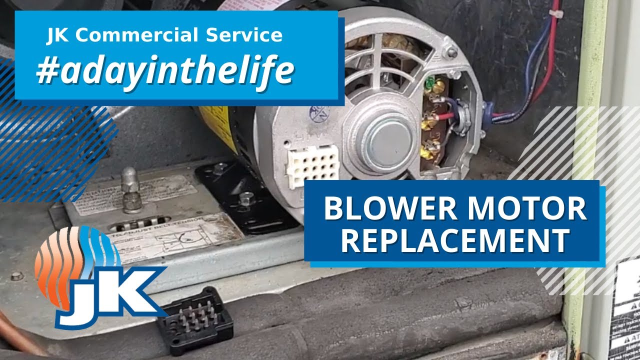 Trane RTU Blower Motor Replacement YouTube