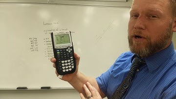 Saxon Math Lesson 45.B Linear Regression - Using the TI-84 Calculato