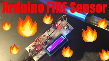 Arduino Flame Sensor With LCD Display