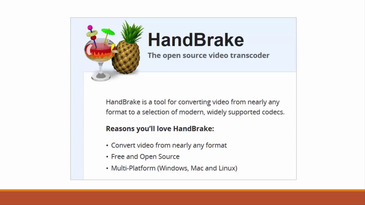 SCARICA HANDBRAKE PER MAC