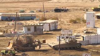 Casualties evacuation and tank recovery - IDF Combined Arms Exercise