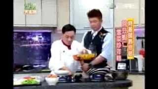 20131202 阿基師 豌豆蝦仁 雪菜炒年糕