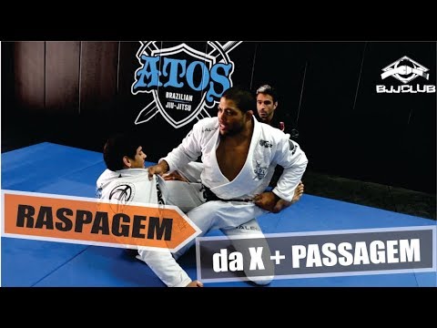 Raspagem da Guarda X + Passagem - André Galvão - Jiu-Jitsu