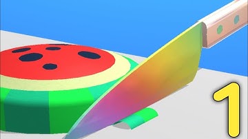 ASMR Slicing- All Levels Gameplay Levels 1-6 (Android,iOS) Part 1