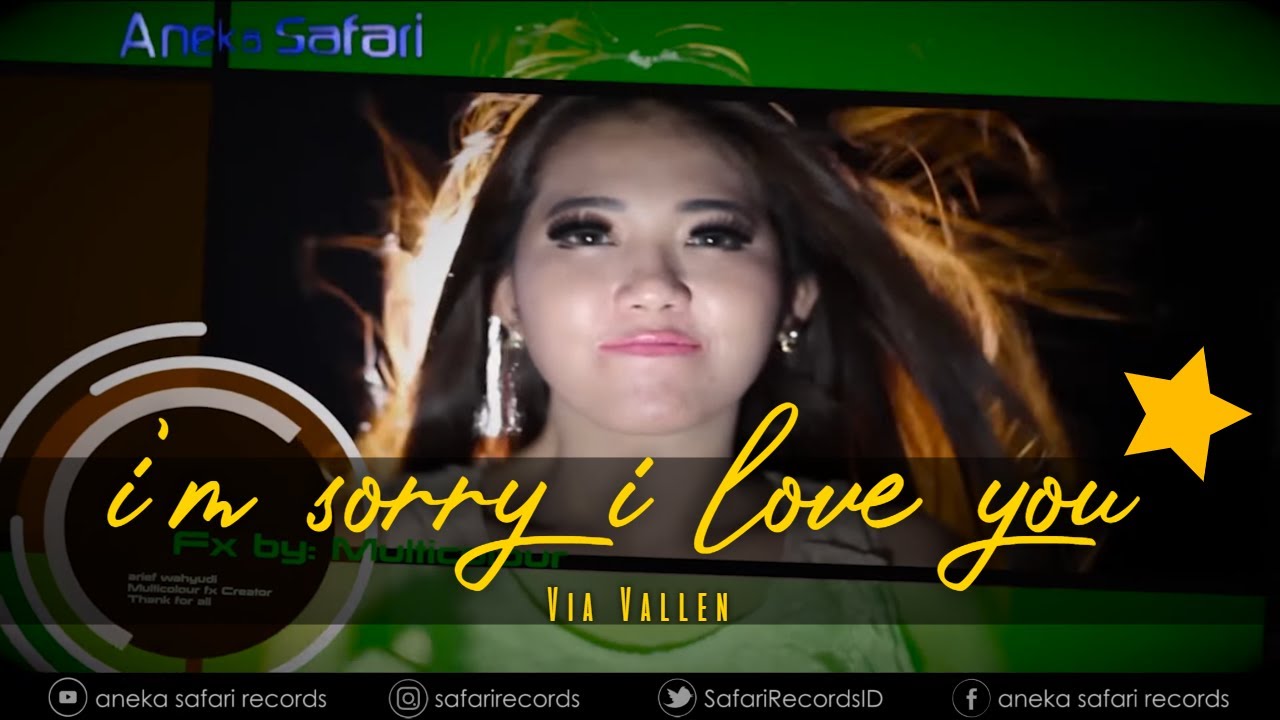 I'm Sorry I Love You - Via Vallen ( Official Music Video )