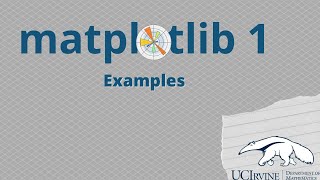 Matplotlib 1: Introduction