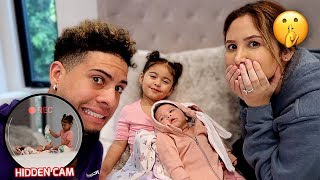ELLE BABYSITS HER NEWBORN SISTER ALONE...YOU WON'T BELIEVE WHAT SHE DID!!! **HIDDEN CAMERA**