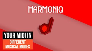 Harmoniq (Stand alone app to alter midi) screenshot 1