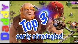 Clash Of Clans  | Top 3 EARLY attack strategies | Clash of Clans Little nipper update screenshot 5