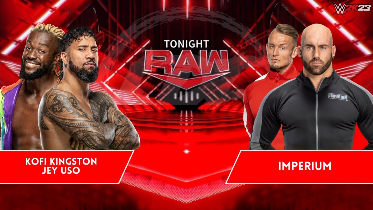 Kofi Kingston Jey Uso Vs Imperium Tag Team Match WWE2K23 kofi-kingston-jey-uso-vs-imperium-tag-team-match-wwe2k23