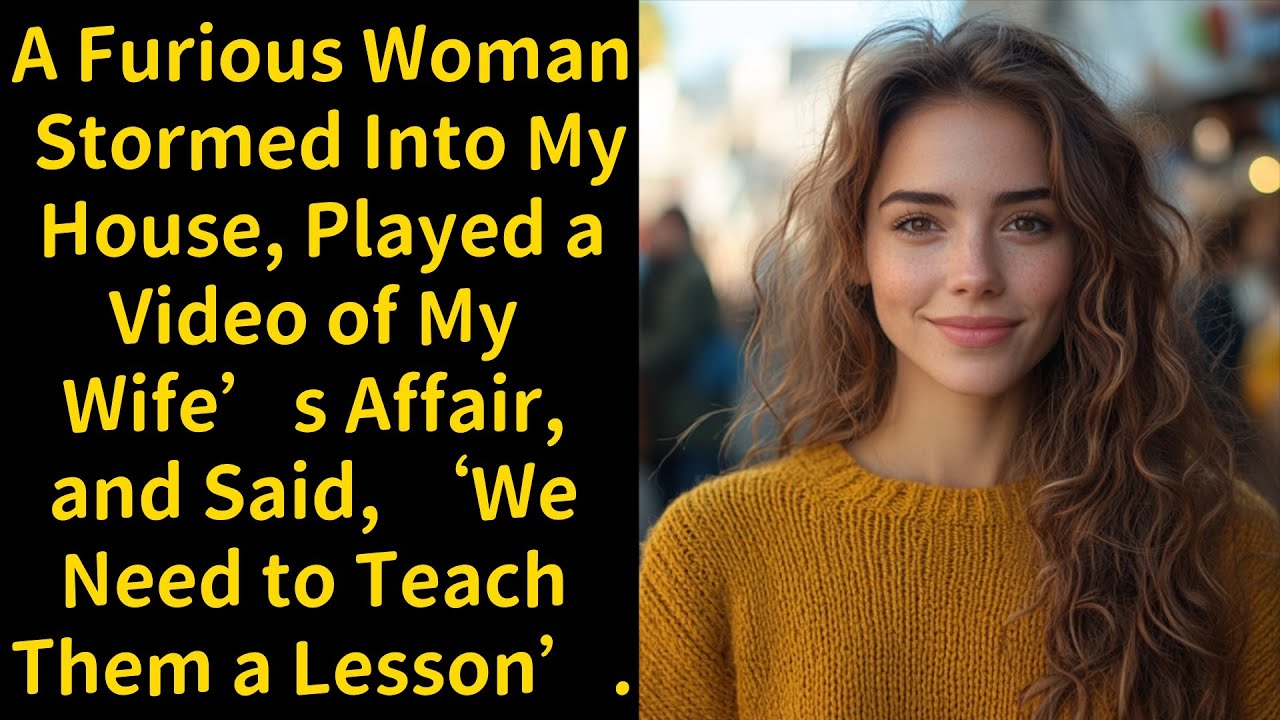 A Furious Woman Stormed Into My House, Played a Video of My Wife’s Affair, and Said, ‘We Need Teach