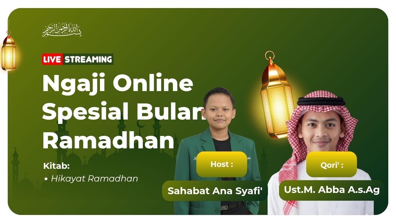 Live Stream : Ngaji Online Hikayat Romadhan MDS RA Kec. Buaran #6