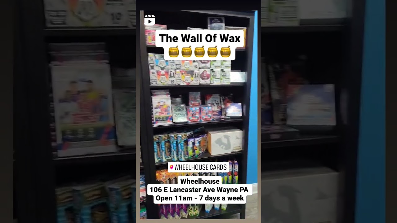 The Wall Of Wax at Wheelhouse Cards Wayne, PA 
