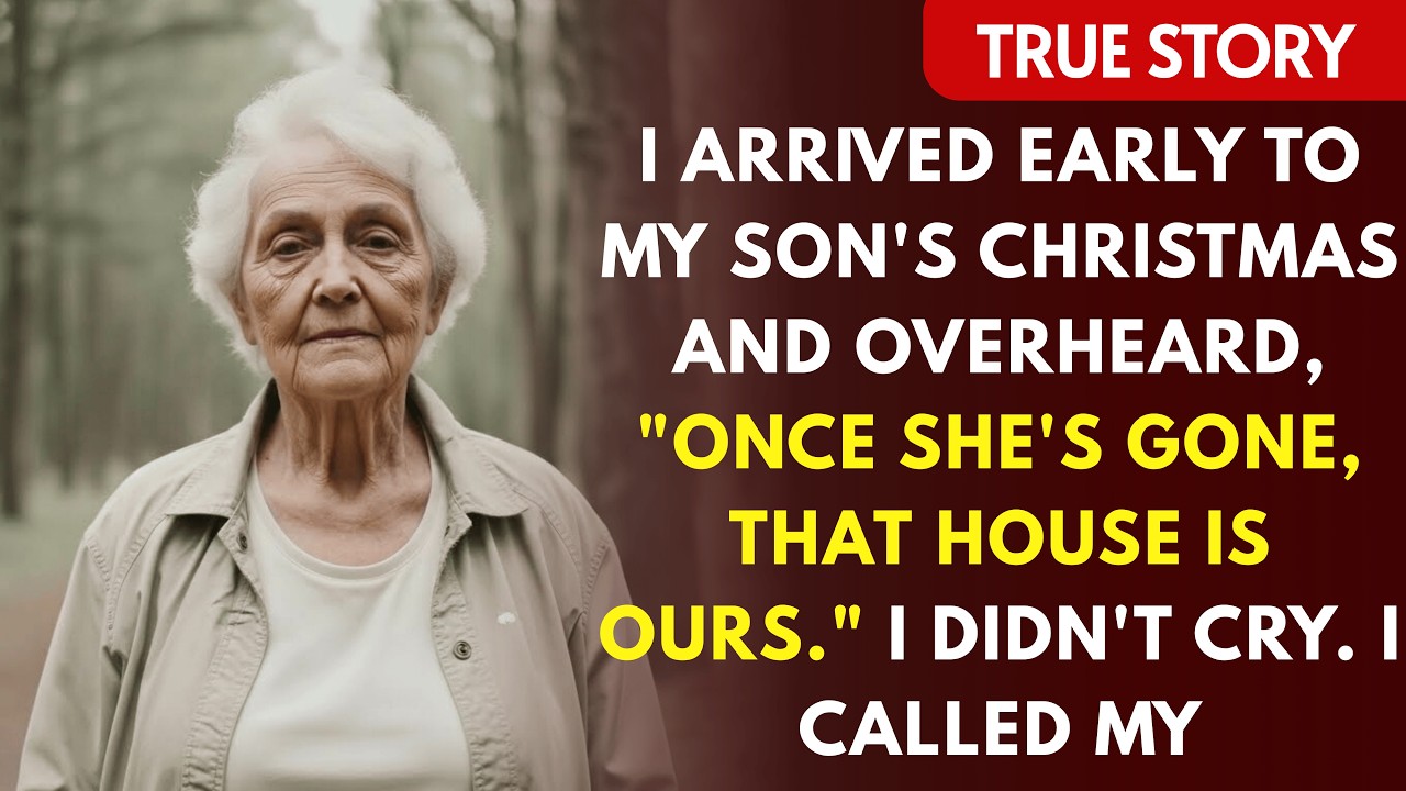 I arrived early to my son's Christmas dinner and overheard, 